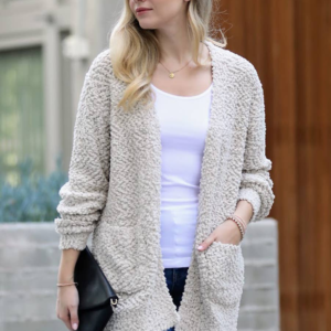 Popcorn Sweater Cardigan
